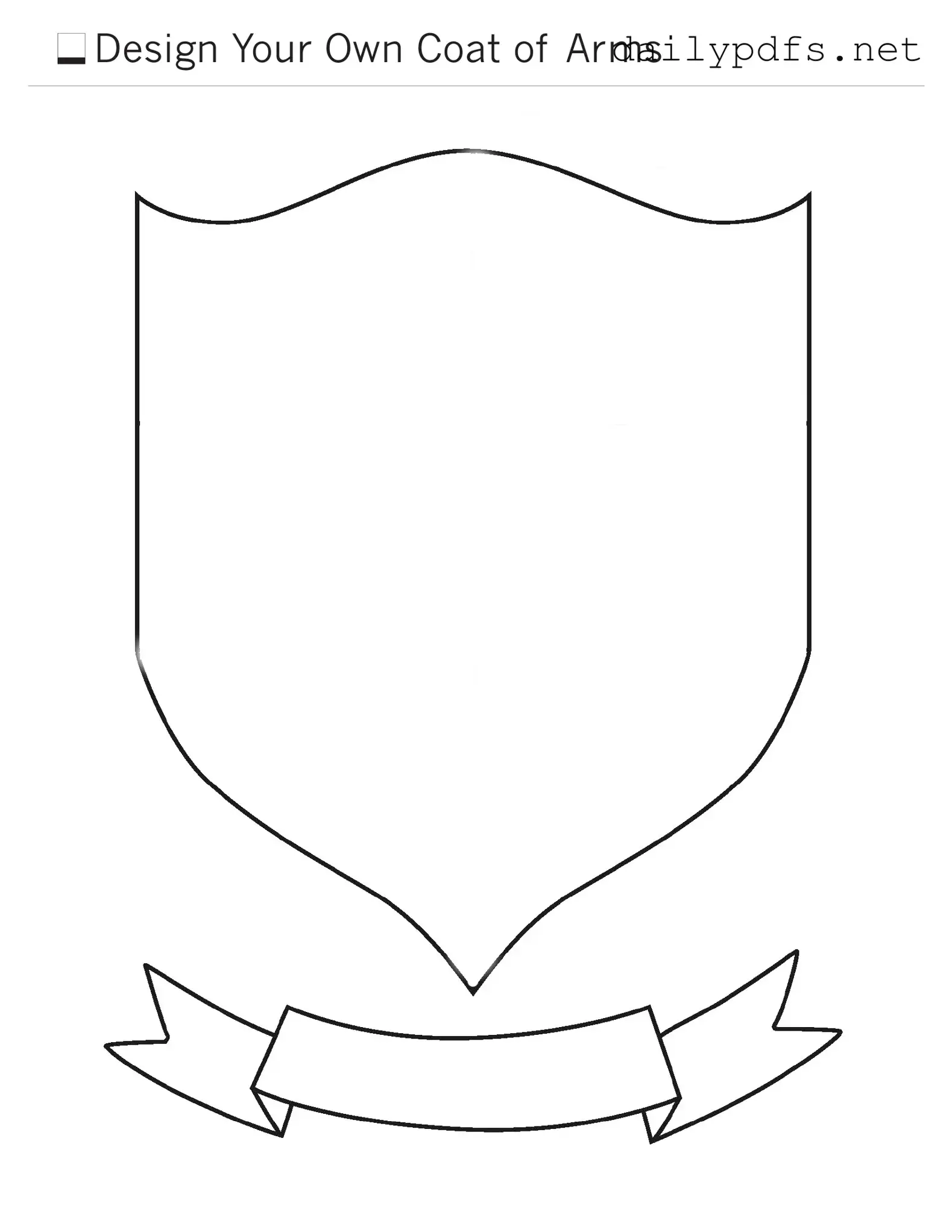 Fill Out Your Coat Of Arms Form