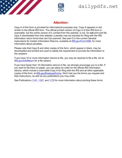Fill Out Your IRS 1099-MISC Form