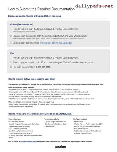 Fill Out Your Asurion F-017-08 MEN Form