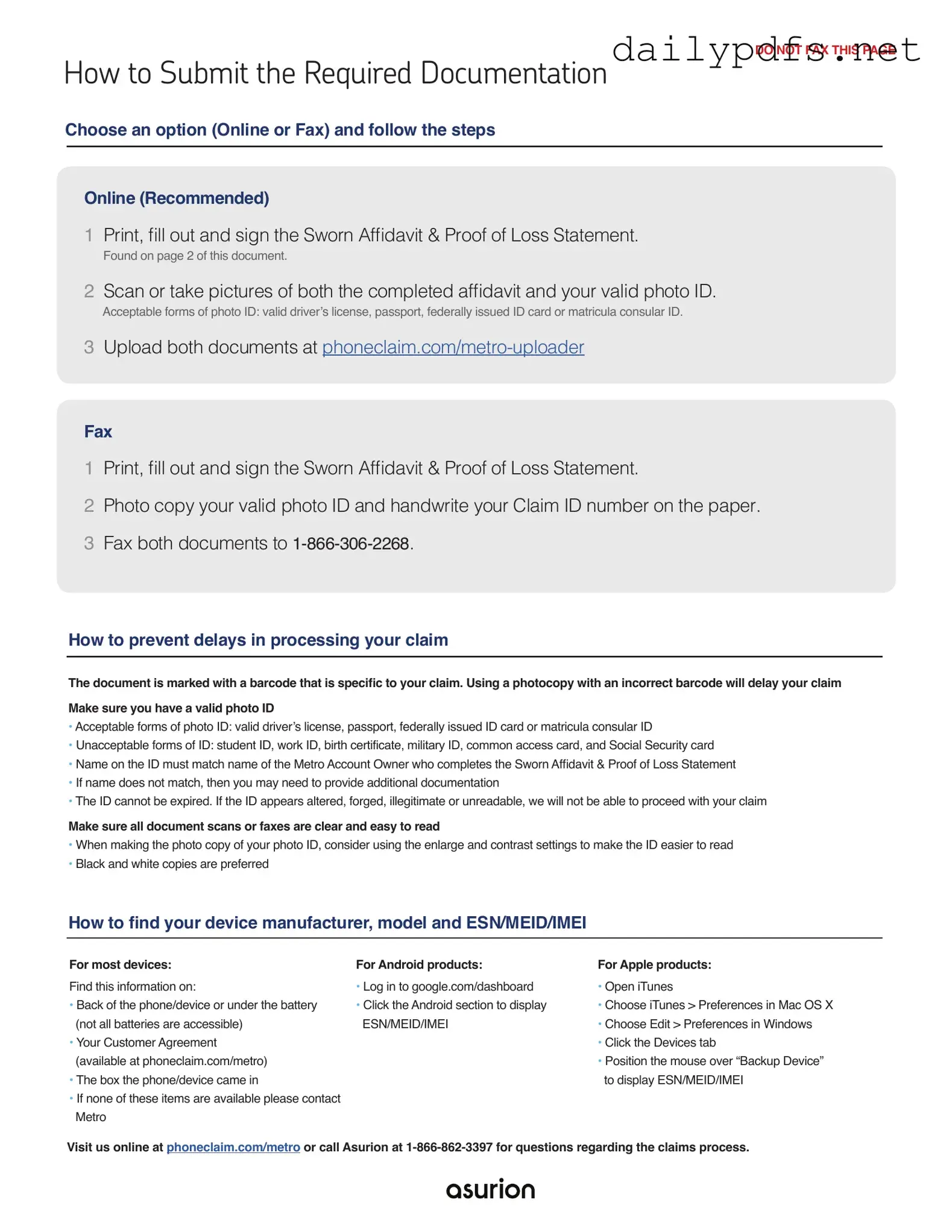 Fill Out Your Asurion F-017-08 MEN Form